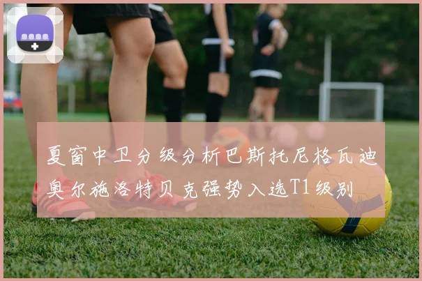 夏窗中卫分级分析巴斯托尼格瓦迪奥尔施洛特贝克强势入选T1级别